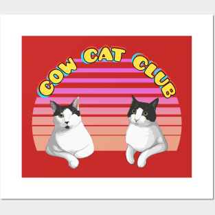 Cow Cat Club Posters and Art